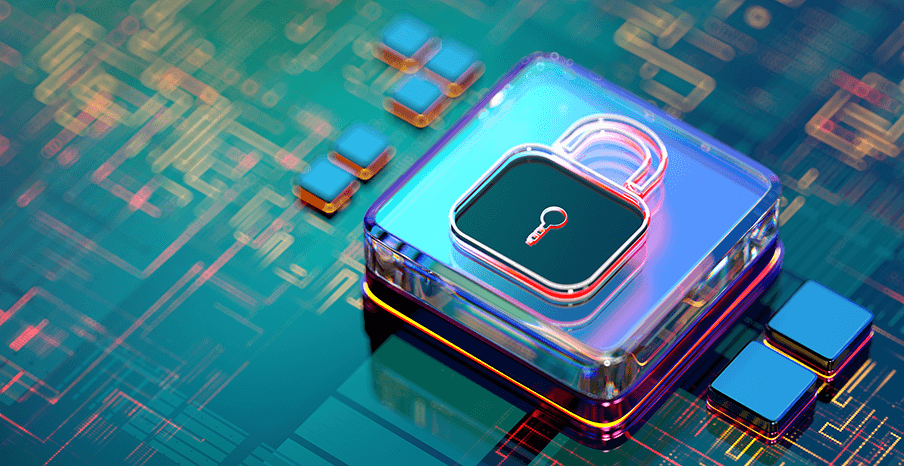 Padlock image to represent cybersecurity