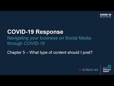 Preview image for the video "Navigating your business on Social Media through COVID-19: Ch 5 What type of content should I post?".