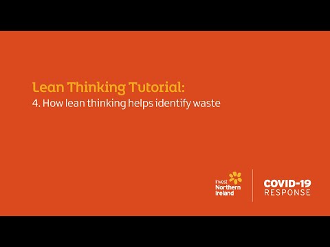 Preview image for the video "Lean Thinking Tutorial - Chapter 4: How lean thinking helps identify waste".