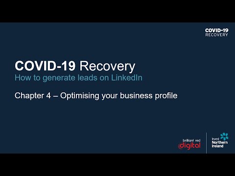 Preview image for the video "COVID-19 Recovery - Practical Export Skills: How to generate leads on LinkedIn (4)".