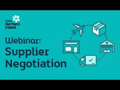 Preview image for the video "Supply Chain | Supplier Negotiation - Preparation and Engagement".