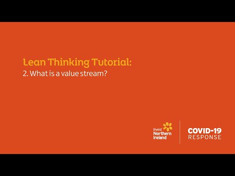 Preview image for the video "Lean Thinking Tutorial - Chapter 2:  What is a value stream?".