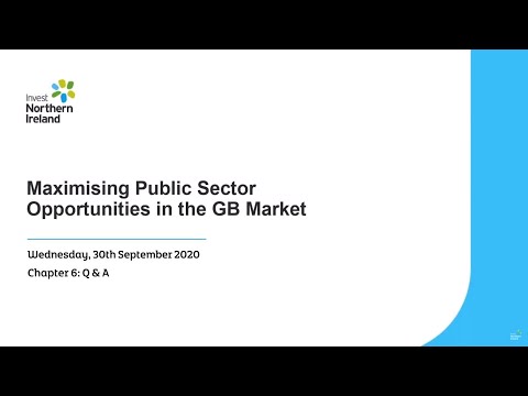 Preview image for the video "Maximising Public Sector Opportunities in the GB Market webinar - Chapter 7".