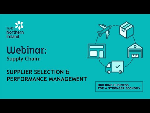 Preview image for the video "Supply Chain: Supplier Selection &amp; Performance Management".