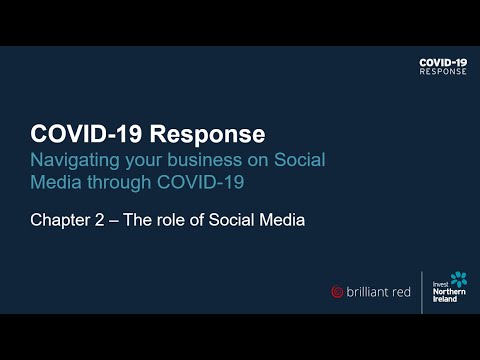 Preview image for the video "Navigating your business on Social Media through COVID-19: Ch 2 The role of Social Media".