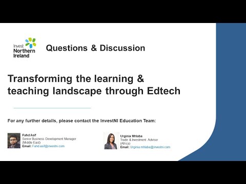 Preview image for the video "Transforming the learning and teaching landscape through Edtech - Chapter 7 – Questions &amp; Discussion".